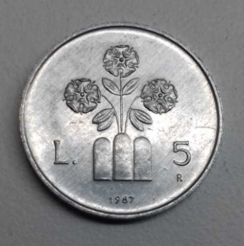 San marino lire 1987 15 - 5,