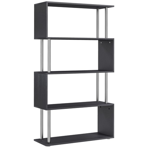 Homcom wooden storage display - wooden,