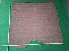 Rindsleder braun Velourleder