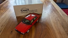 Audi 80 B2 quattro rot Modellauto Resine, Otto 1:18, gebraucht mit OVP
