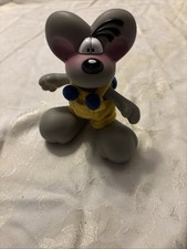 DIDDL MAUS aus Plastik gelbe Samthose Höhe 11 cm Sammlerstück KULT - Rarität