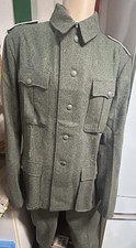 Komplette Wehrmacht Uniform Mit Zubehör Stiefel Größe 41/42 Repro