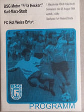 Programm  BSG Motor "FH"