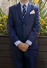 kommunionsanzug in dunkelblau der Marke „Weise“ mit zwei Hemden (weiß/hellblau)