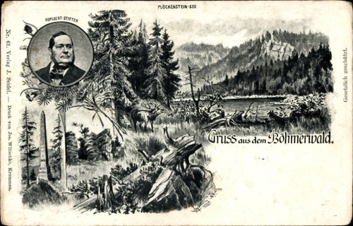 Litho böhmerwald südböhmen - litho,