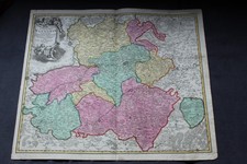 Antique Homann Karte Map 1720