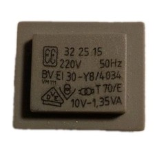 Print Trafo 10V  1,35VA 230V 