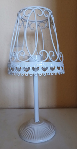 Teelicht lampe creme vintage - lampe,