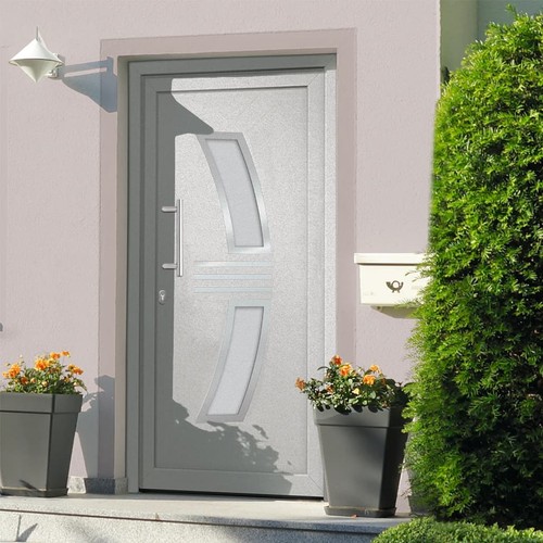 Vidaxl haustür weiß 88x200 - weiß,