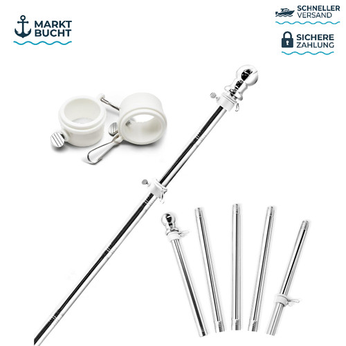 Flaggenmast edelstahl ft - 6,