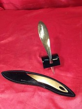 Design Schreibtisch Set Luigi Colani Ergonomischer Brieföffner Kugelschreiber(E4