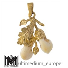 Vintage 333 Gelbgold Hirsch