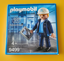 PLAYMOBIL® ThyssenKrupp 9499 Sonderfigur thyssenkrupp OVP Figur