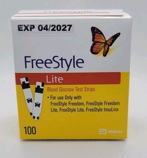 Freestyle lite test strips 100 - test,