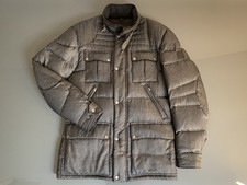 BELSTAFF Herren Daunenjacke Gr. M grau meliert – TOP Zustand und sehr edel!