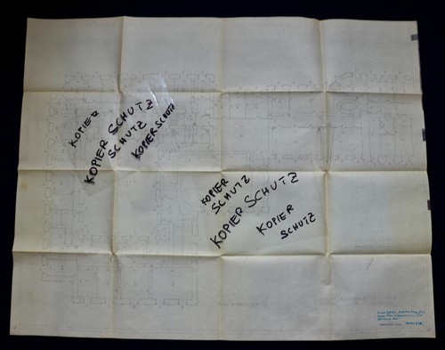 Orig bauplan bau zeichnung - orig,