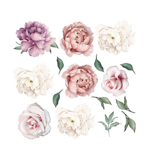Wandtattoo blumen vintage - blumen,