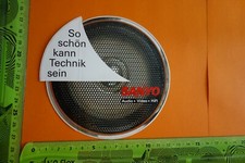 Alter Aufkleber HiFi AutoRadio Cassette SANYO Audio Video Lautsprecher