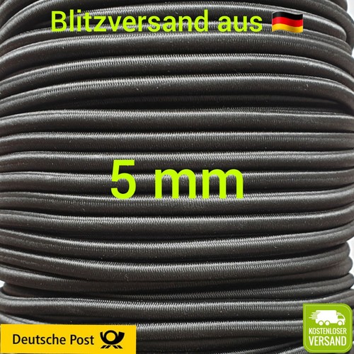5mm gummikordel rundgummi - 1m×5mm,
