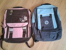 2 Kinder Rucksäcke Rosa &Blau Elephant Rucksack Schule Freizeit Rucksack Tasche