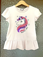 Primark Einhorn Mädchen Bluse Gr. 128
