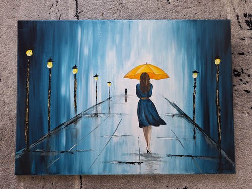 Acryl bild gemälde abstrakt - acryl,