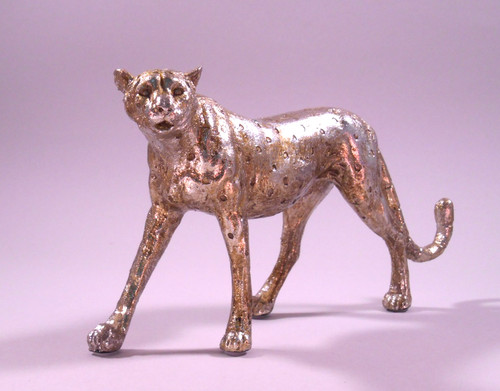 Werner voß leopard figur gold - figur,