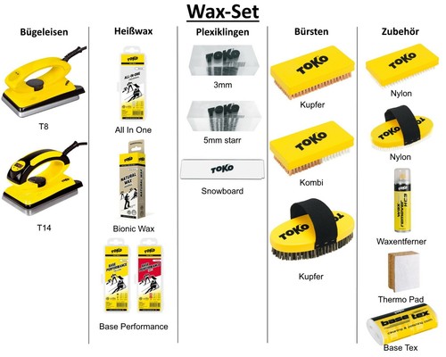 Toko wax set teilig aus - wax-set,, 17