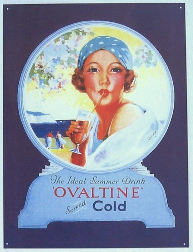 Ovaltine served cold - ovaltine,
