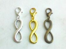 Charms Anhänger INFINITY* Charm Unendlichkeit für Bettelarmband Kette Farbwahl