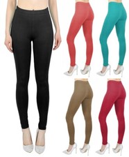 Einfarbige Leggings Damen