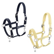 Eskadron Platinum Pure Halfter mit Doppelschnalle " DOUBLE PIN GLITTER MESH "