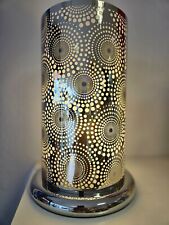 Formano LED Touch Lampe 3 Stufen Dimmbar Tischlampe silber 38 cm