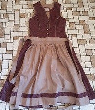 MARJO Dirndl m. Schürze, Red Wine - weinrot, Gr. 36, Rocklänge 58 cm, neuw.