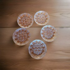 5 Stk. Dessertteller Kristall