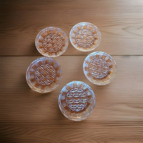 Stk dessertteller kristall - 5, stk.