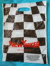 alte Tragetasche Plastiktüte Einkaufstüte - NEW YORKER  recyclebar- Sammler, RAR