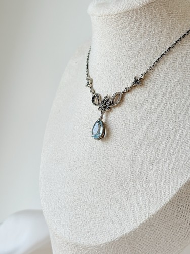 Antik stil collier 925 silber - collier,