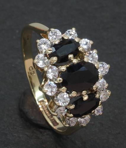 Cluster ring karat - 9,