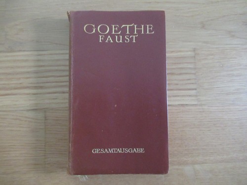 Goethe goethes faust - goethe,
