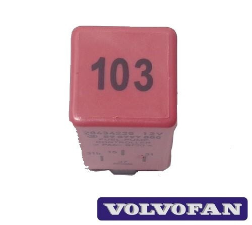 Fuel pump relay red - volvo, 850