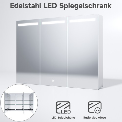 Spiegelschrank badschrank mit - spiegelschrank,