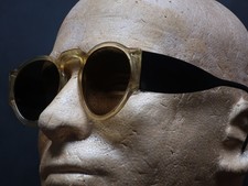 Alte antike Sonnenbrille mit Etui aus der Zeit der 30-40 Jahre Hersteller USA