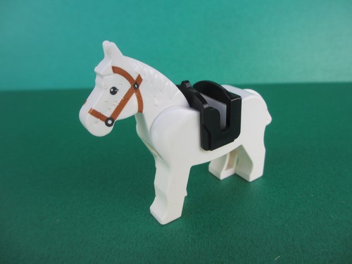 Lego pferd mit sattel - lego, schimmel