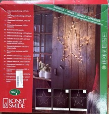 Konstsmide 1200-993 LED Fenster beleuchtet Stern Weihnacht Deko Timer!!!??
