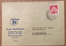 Bund,Brief von Josef Mauerberger Baustoffe Kohlen Heizöl 8261 Burgkirchen