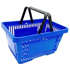 VK212= 1x Einkaufskorb blau 28