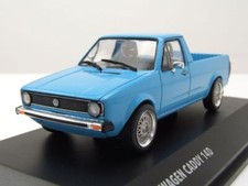 VW Caddy Pick Up 1990 blau Modellauto 1:43 Solido