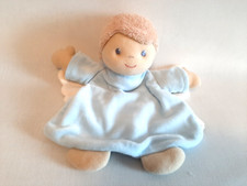 * Schmusetuch Schnuffeltuch Sterntaler Schutzengel Puppe blau rasselt ca. 25cm
