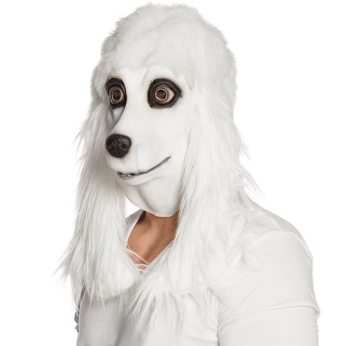 Hundemaske hundekostüm pudel - hundemaske,